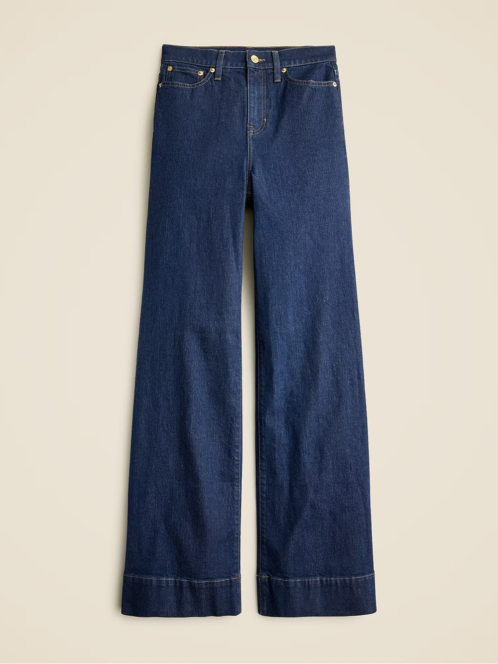 NWT J. Crew High-rise denim trouser jean size 35 - Picture 3 of 6
